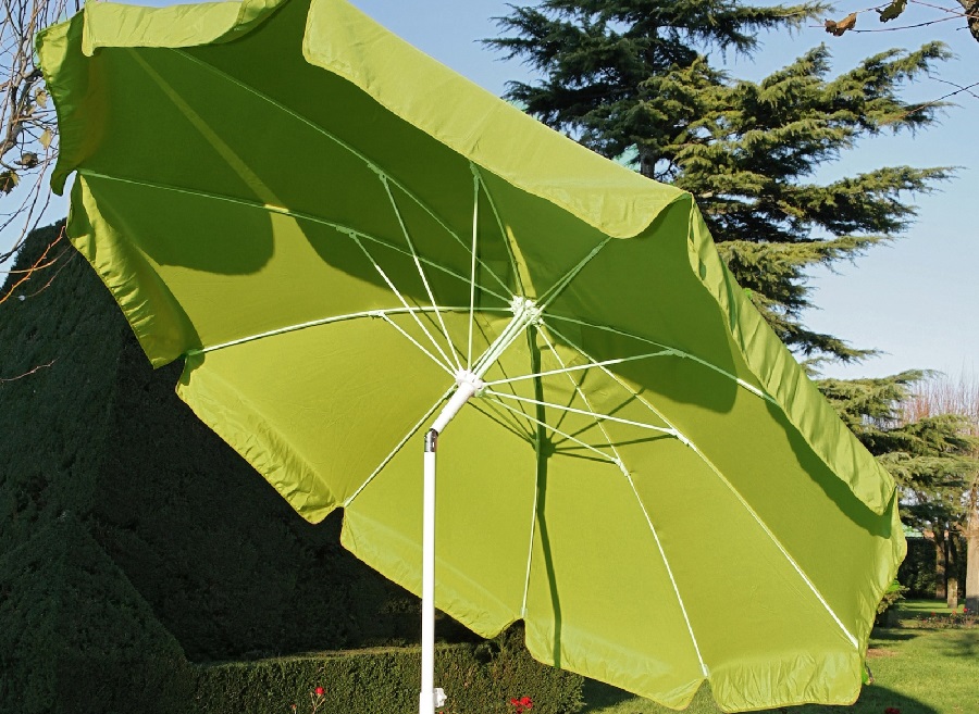 mobilier pour la plage parasol droit inclinable